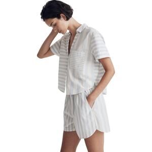 NWT MADEWELL Y Striped Top